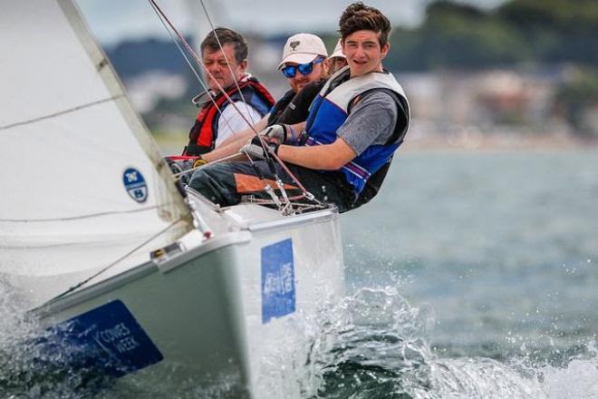 Day 8 – Sonar class winner, Bertie – Lendy Cowes Week ©  Paul Wyeth